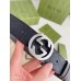 Gucci Signature Leather Reversible Belt 38MM with Interlocking G Buckle