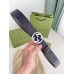 Gucci Signature Leather Reversible Belt 38MM with Interlocking G Buckle