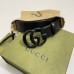 Gucci GG Marmont Black Belt 38MM with Black Double G Buckle