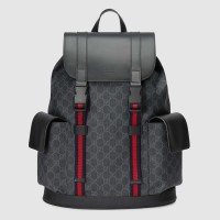 Gucci Backpack in Black GG Supreme Canvas