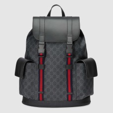 Gucci Backpack in Black GG Supreme Canvas