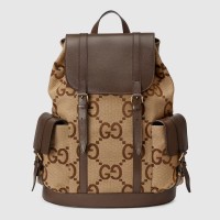 Gucci Backpack in Camel Jumbo GG Canvas
