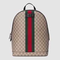 Gucci Backpack in GG Supreme Canvas with Web