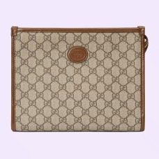 Gucci Beauty Case in Beige GG Supreme with Interlocking G