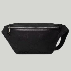 Gucci Belt Bag In Black Jumbo GG Canvas