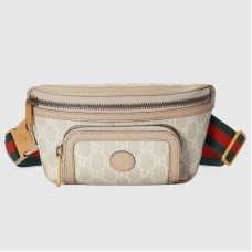 Gucci Belt Bag in White GG Supreme with Interlocking G