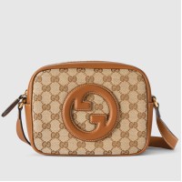 Gucci Blondie Mini Camera Bag in Original GG Canvas