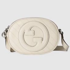 Gucci Blondie Mini Shoulder Bag in White Calfskin