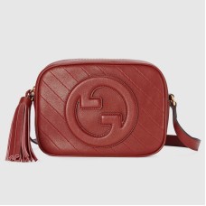 Gucci Blondie Small Camera Bag in Red Calf Leather