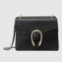 Gucci Dionysus Mini Shoulder Bag in Black Leather