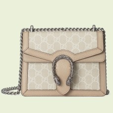 Gucci Dionysus Mini Shoulder Bag in White GG Supreme Canvas