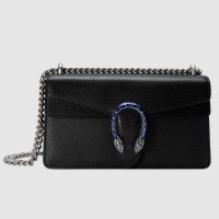 Gucci Dionysus Small rectangular Bag in Black Leather