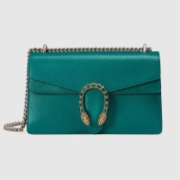 Gucci Dionysus Small Shoulder Bag in Green Calfskin