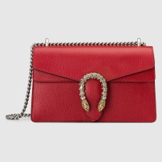 Gucci Dionysus Small Shoulder Bag in Red Calfskin