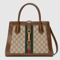 Gucci Jackie 1961 Medium Tote Bag in GG Supreme Canvas