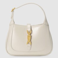 Gucci Jackie 1961 Mini Hobo Bag in White Leather