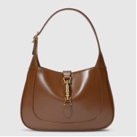 Gucci Jackie 1961 Small Hobo Bag in Brown Leather