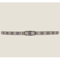 Gucci Jackie 1961 Thin Belt 20MM in GG Supreme Canvas