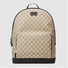 Gucci Large Backpack in Beige GG Supreme Canvas