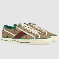 Gucci Men's Disney X Gucci Tennis 1977 Sneakers with Web