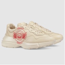 Gucci Men's Rhyton Sneakers with Interlocking G Print
