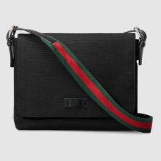 Gucci Messenger Bag in Black Techno Canvas