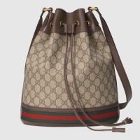 Gucci Ophidia GG Bucket Bag in Supreme Canvas