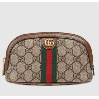 Gucci Ophidia GG Medium Cosmetic Case in Beige Supreme Canvas