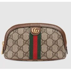 Gucci Ophidia GG Medium Cosmetic Case in Beige Supreme Canvas