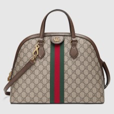 Gucci Ophidia GG Medium Top Handle Bag in Supreme Canvas