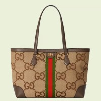 Gucci Ophidia GG Medium Tote Bag in Jumbo GG Canvas