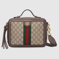 Gucci Ophidia GG Small Handle Bag in Supreme Canvas
