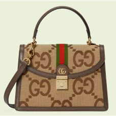 Gucci Ophidia GG Small Top Handle Bag in GG Jumbo GG Canvas