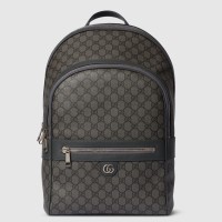 Gucci Ophidia Medium Backpack in Grey GG Supreme Canvas