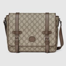 Gucci Original Messenger Bag in Beige GG Supreme Canvas