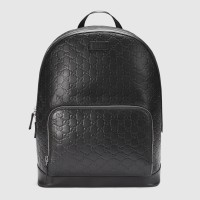 Gucci Packpack in Black Signature Leather