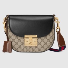 Gucci Padlock Medium Shoulder Bag in GG Supreme Canvas