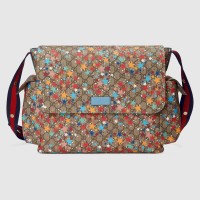 Gucci Plus Diaper Bag in GG Supreme Canvas with Star Print