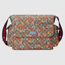 Gucci Plus Diaper Bag in GG Supreme Canvas with Star Print