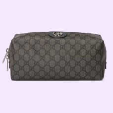 Gucci Savoy Medium GG Toiletry Case in Grey GG Supreme