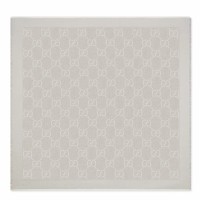 Gucci Shawl in Grey GG Lame Jacquard