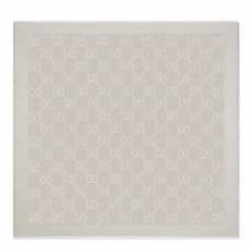 Gucci Shawl in Grey GG Lame Jacquard