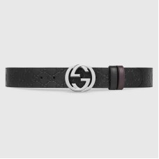 Gucci Signature Leather Reversible Belt 38MM with Interlocking G Buckle