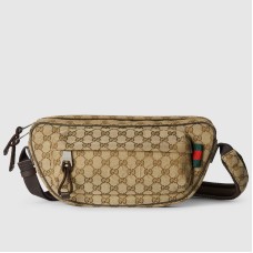 Gucci Small GG Crossbody Bag in Beige Original GG Canvas