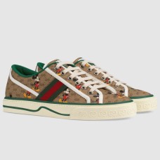 Gucci Womens Disney X Gucci Tennis 1977 Sneakers with Web