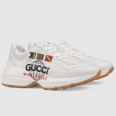 Gucci Women's Rhyton Sneakers with Worldwide Print